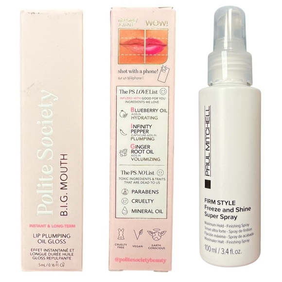 Beauty Skincare Bundle, 9 piece, Dior, Polite Society, Kopari, Paul Mitchell - Picture 8 of 10